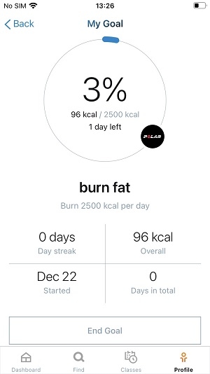 goal progress