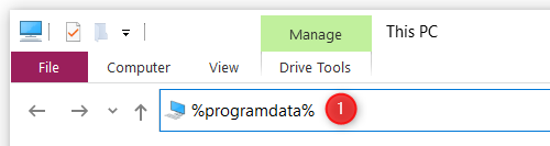 program data