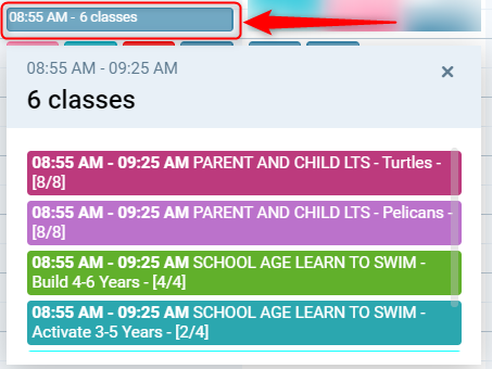 timetable overview