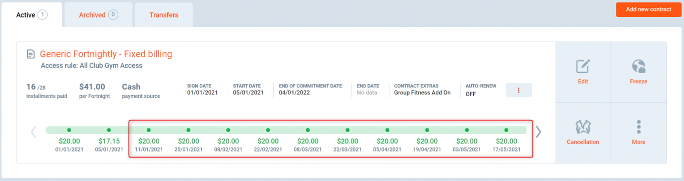 contract discount